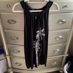 Inc Embellished Palm Tree Tank